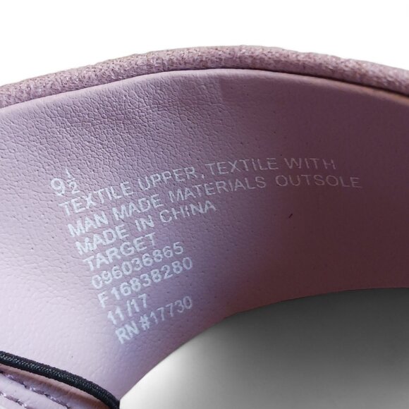 Dolce Vita Lilac Ashli Faux Suede Cross Band Block Heel Mules Sandals  Size 9.5 - Picture 8 of 12